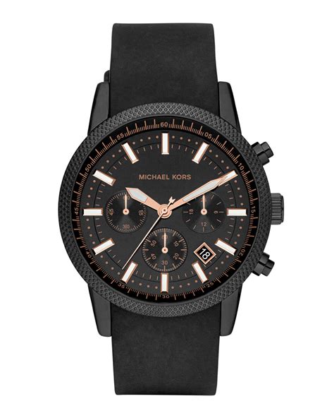 michael kors men's penn watch|Michael Kors men's watches black.